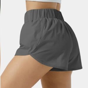 Halara High Waisted Dolphin Hem Casual Shorts 2"
